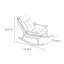 Chaise berçante en bois massif-102527930