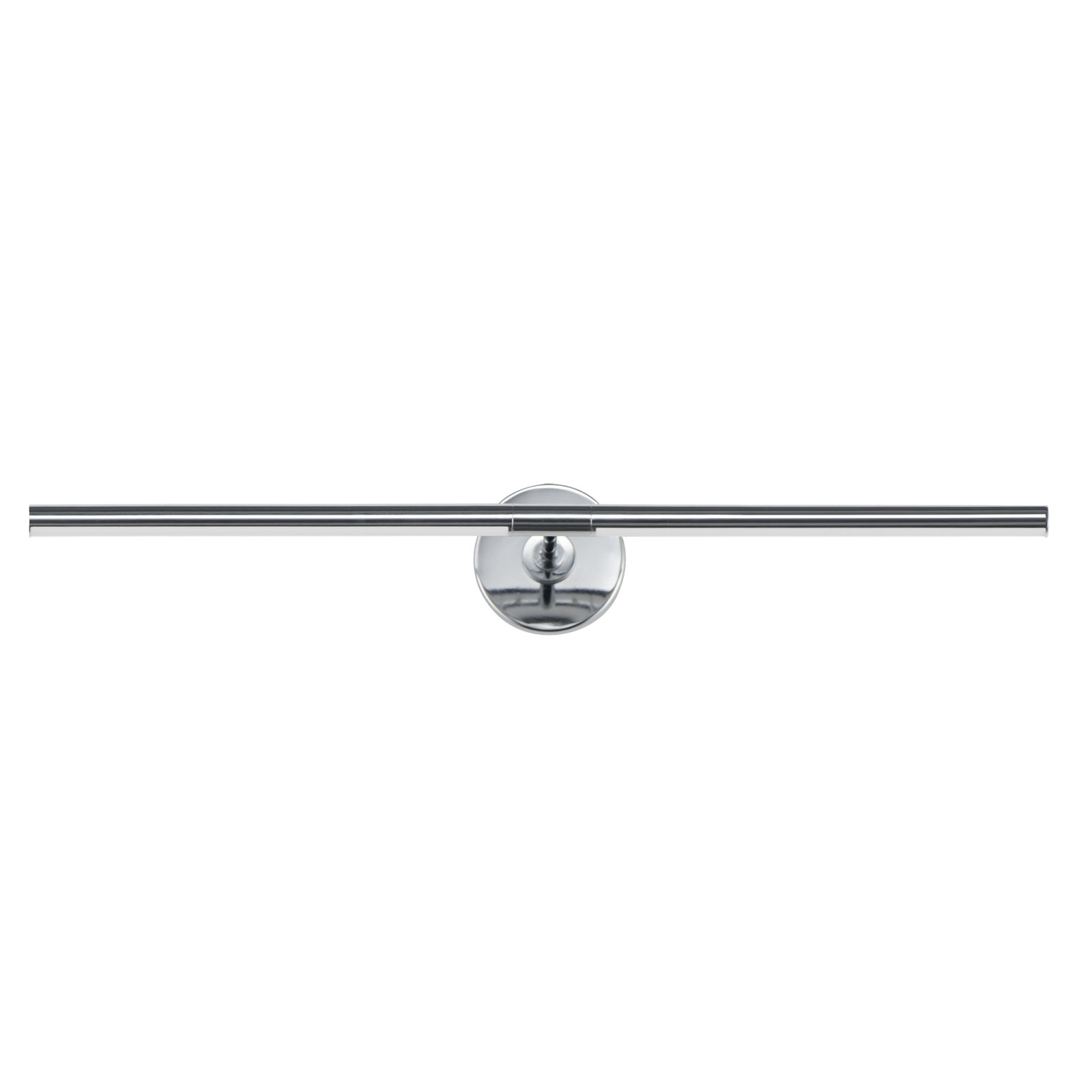 Demontrey Single Light Aluminum Dimmable LED Armed Sconce, 4.5" H x 30.75" W x 8.75" D, White/Polished Chrome