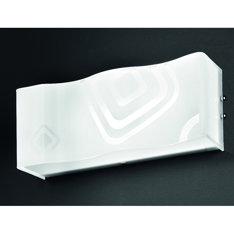 Ola Flush Mounted Sconce, 1 x G24q 26 W, White