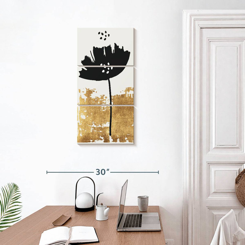 Black Poppy, 32" H x 15" W