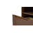 Kirsty Solid Wood 1 Drawer Nightstand Brown