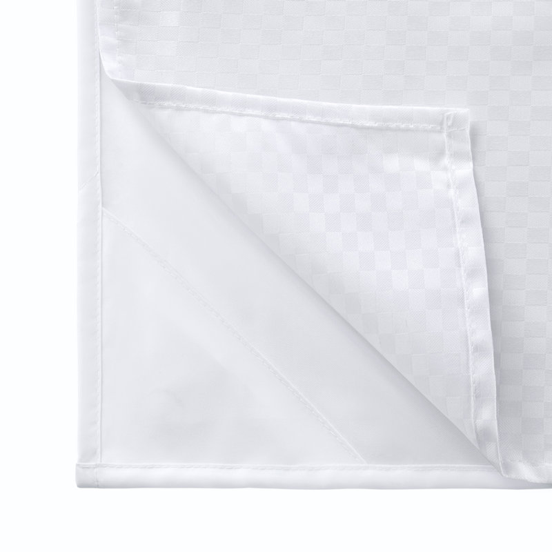 Rideau de douche Plain Weave Essential - paquet de 24 caisses Pindot, H 77 po x l 71 po