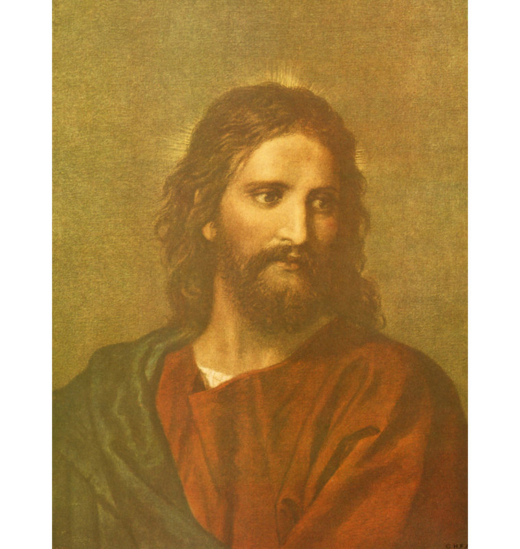 Christ à treize ans, H 18 po x l 14 po