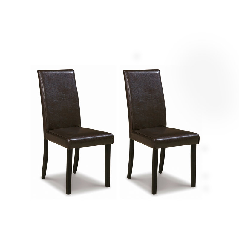 Veleka 18.5'' H Faux Leather Upholstered Side Chair