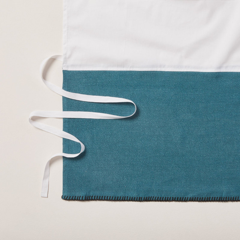 Nino Tailored Wrap Around, Blue, 140cm W x 32cm D