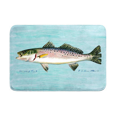 Tapis de bain moucheté Trout