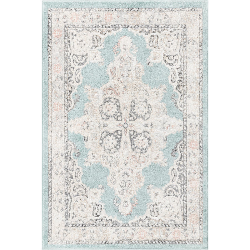 Troayurgh Oriental Indoor Rug, Rectangle 4' x 6'