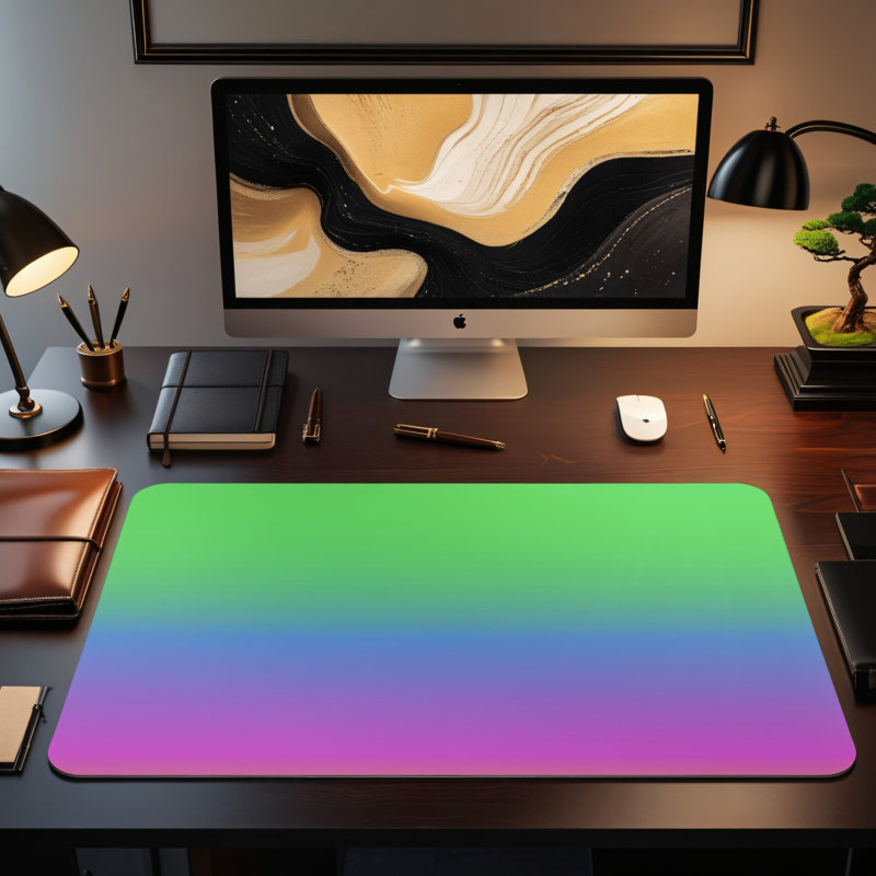Polyester Desk Pad, 14.4x12.1