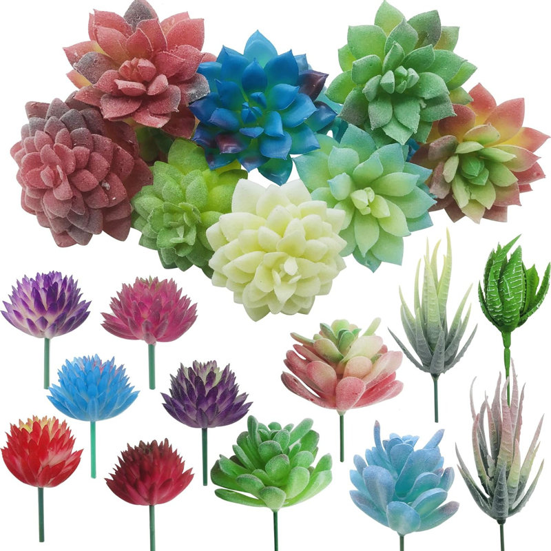 20-piece Assorted Style 11 Artificial Succulent Plants