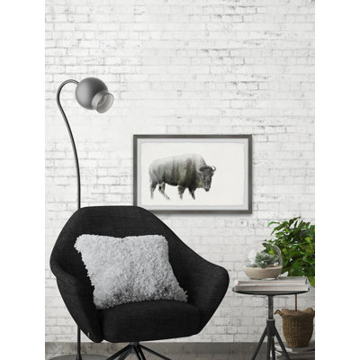 Angry Bison - Single Picture Frame Print