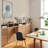 Jackqueline Modern Faux Leather Dining Chairs – Set of 4 Armless Side Chairs with Cushioned Seat and Wooden Legs for Kitchen or Dining Room-1992003737-1951675970-1952768472