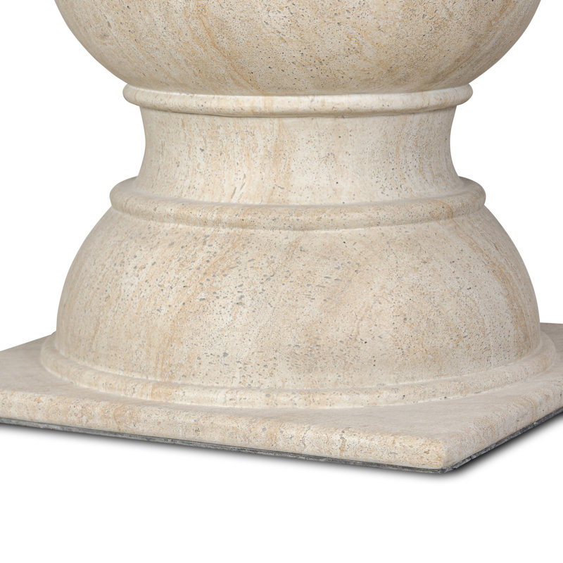 Macalaster Dining Table-Faux Travertine