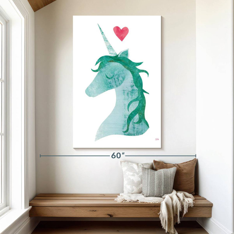 Ashelle licorne magique II, H 51 po x l 34 po
