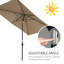 Parasol de marché rectangulaire Kaliope-1423119499