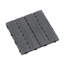 Paquet de tuiles de patio pour terrasse en bois-plastique 22 WPC-124010516-124010513