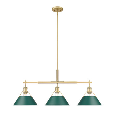 Luminaire suspendu linéaire 3 lumières Alezay