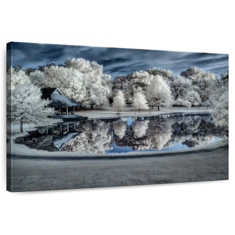 Paysage d'hiver Alvord, H 26 po x l 39 po