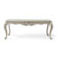 Table basse Tarver avec détails en bois sculpté-97807343