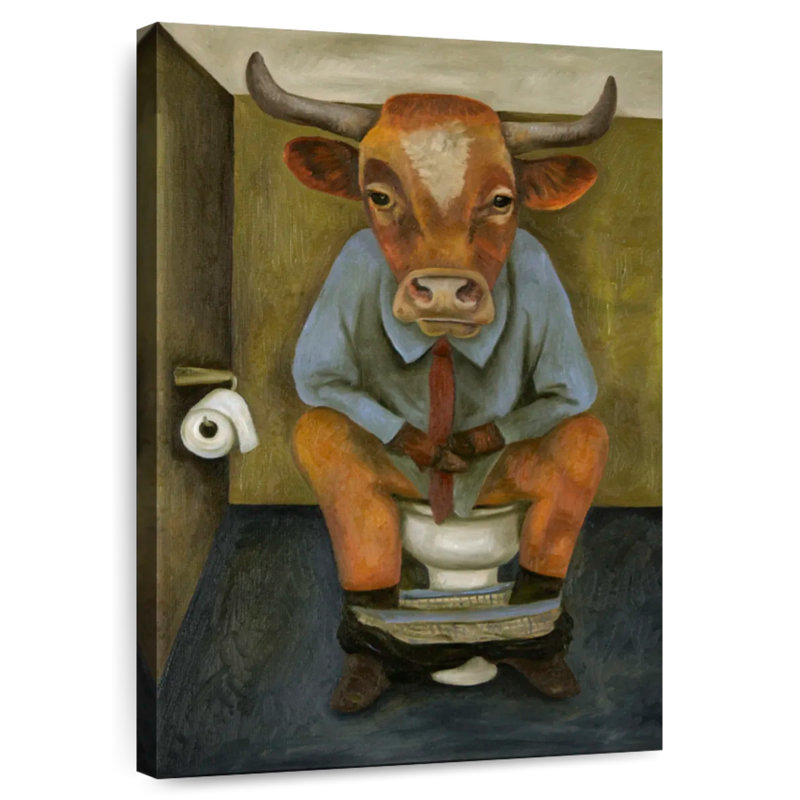 Bull Shitter, 48" H x 32" W
