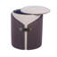Repose-pieds deux tons avec rangement ou tabouret de coiffeuse