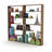 Furnish Home Store Wood Frame Etagere Open Back 6 Shelves Bookcase Industrial Bookshelf for Office and Living Rooms Modern Bookcases Large Bookshelf Organizer-1377380134