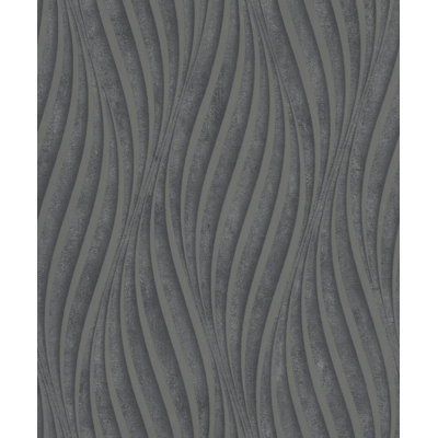 Kavalier Wave Ribbons 10.05M X 53Cm Pearlescent Sheen Wallpaper Roll