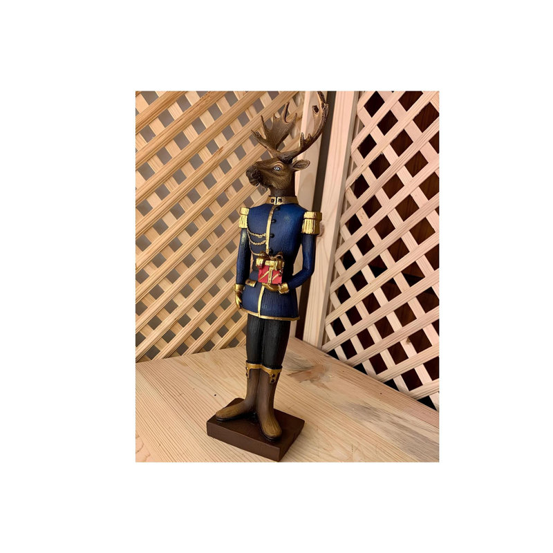 Decorative Object, Blue/Brown, 12cm H x 12cm W x 20cm D