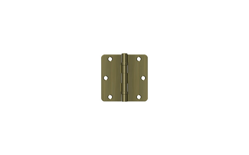 64'' x 64'' Steel Surface Mount Hinge, Antique Brass