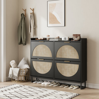 24 Pair Shoe Storage Cabinet
