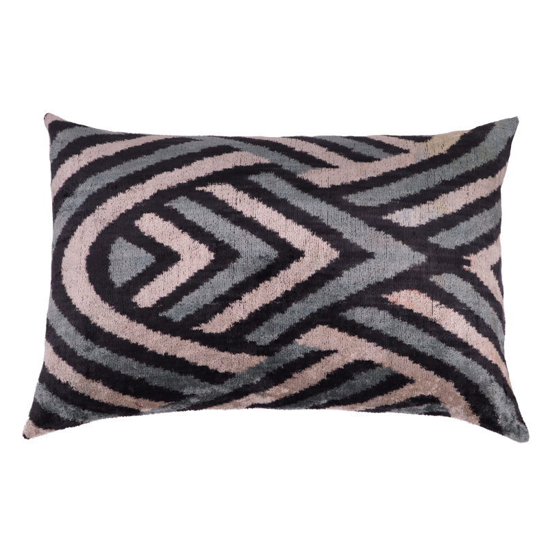 Lumbar Pillow Cover & Insert, Chevron