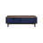 Duane 47" Mid-Century Modern Coffee Table with Full Extension Drawer and Shelf in Navy Blue-91031796