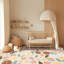 Tapis lavable à la machine Retro Bloom-1815772677