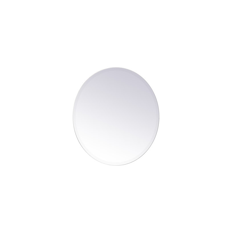 Caimen Flat Wall Mirror, 24" H x 24" W