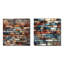 Shenoy - Ensemble de 2 reproductions d'art sur toile-102581279-102581282