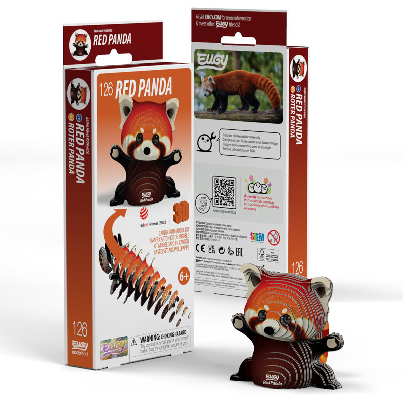 Casse-tête 3D EUGY Red Panda