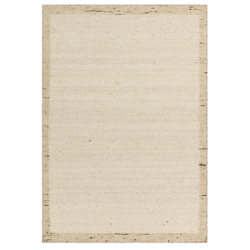 Anaxagoras Stone Wool Hand Woven Area Rug, Rectangle 120 x 170 cm
