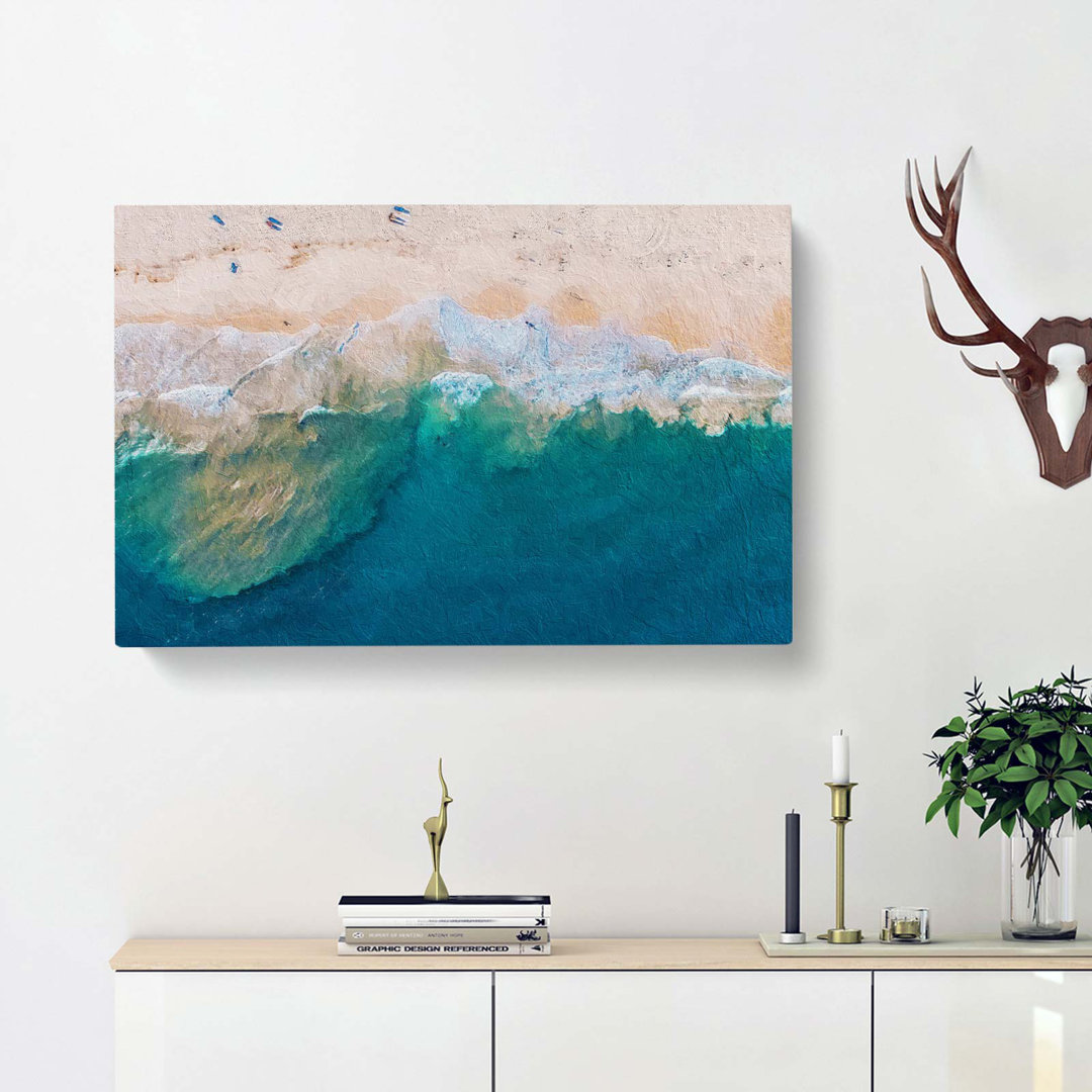 Beach In Punta Cana Dominican Republic - Wrapped Canvas Painting