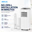 Climatiseur portatif AIRPLUS 12 000 BTU avec chauffage, climatiseur 4-en-1, refroidissement et chauffage jusqu'à 700 pieds carrés, déshumidificateur et mode ventilateur, télécommande, minuterie 24 heures, dégivrage automatique 29B1-135586729