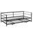 Metal Daybed With Adjustable Trundle, Pop Up Trundle-1765906884