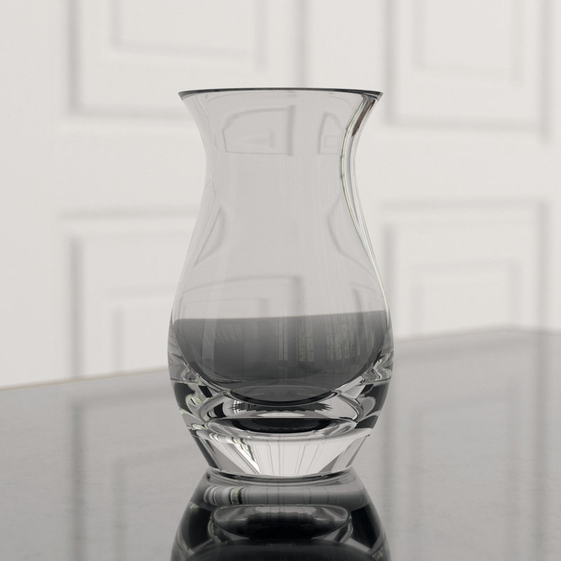 Handmade Glass Table Vase, 6.8898" H x 5.9055" W x 5.9055" D
