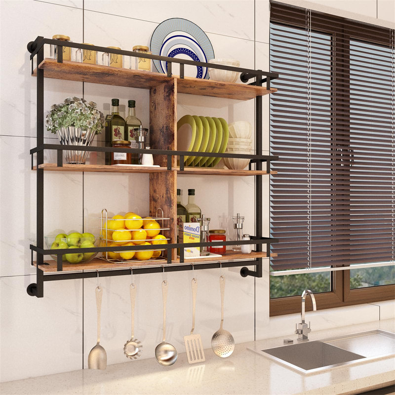 6 Piece Tiered Shelf