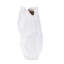 Grand vase abstrait en orme blanc
