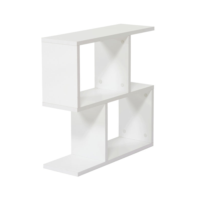 Table de bout en bois massif Benette, table d'appoint, table d'appoint, table de coin, table de canapé, Blanc