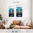 " Pop Blue Martini " Print-776206633