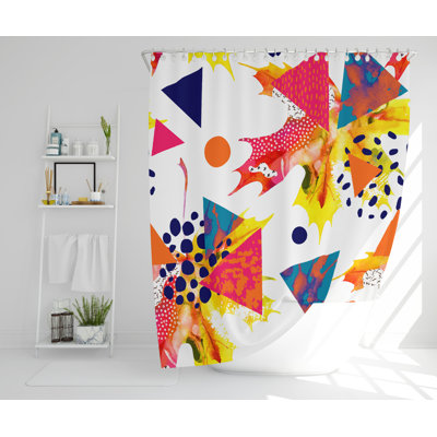 Fleenor Polyester Shower Curtain