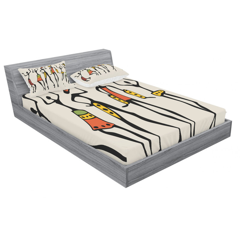 Microfiber Sheet Set, Queen Sheet Set with Pillowcase