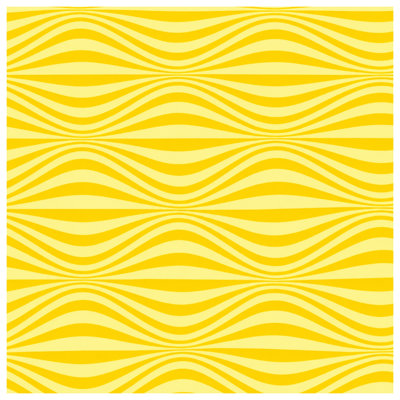 Édredon Yellow Wavy Lines