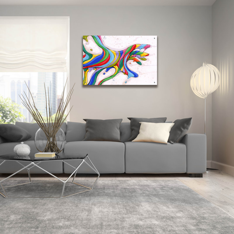  «Reaching Out To You» par Ric Stultz, art mural en verre acrylique, 36 po x 24 po, H 24 po x l 36 po x P 0,2 po