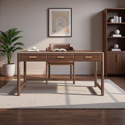 Chinese style multi drawer storage desk