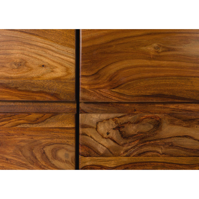 Toronto Solid Wood Wardrobe, Walnut Wood